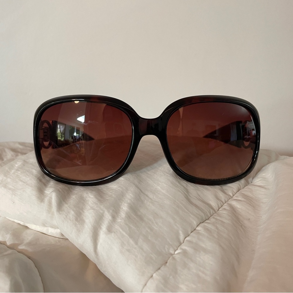 Guess GU 7005 Havana Frame Brown Gradient Lens Sunglasses